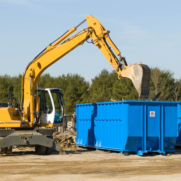 what size residential dumpster rentals are available in Cottontown Tennessee